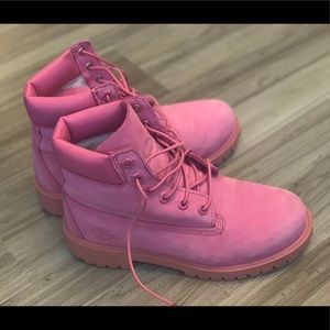 Timberland 6” Premium Waterproof Hiking Boots Pink